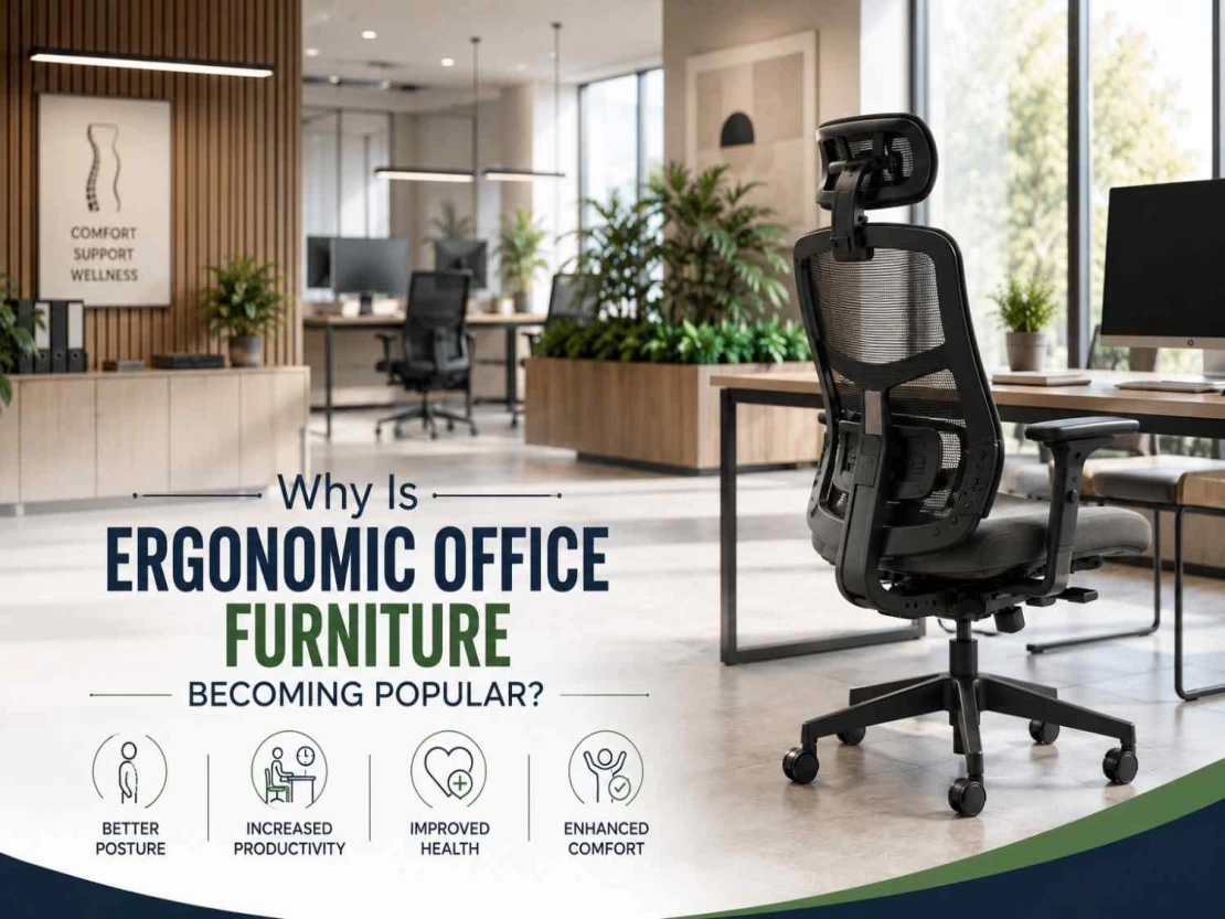 Why Is Ergonomic Office Furniture Becoming Popular?